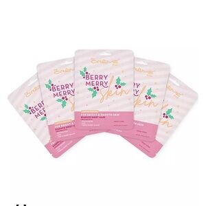 The Crème Shop Berry Merry Skin Holiday Essence Sheet Mask, 5-Pk. NEW